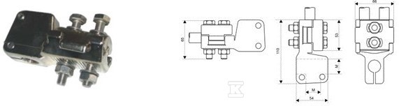 Zacisk transformatora  TOGA 5/M12 (BK - 1115-811-512-350/004